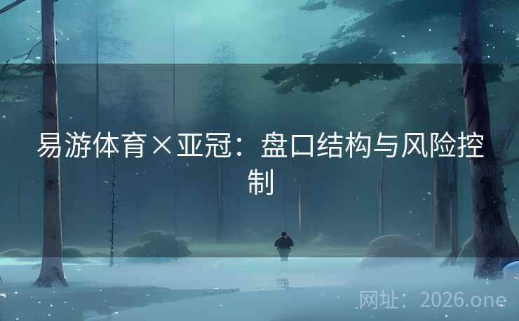 易游体育×亚冠：盘口结构与风险控制  第2张